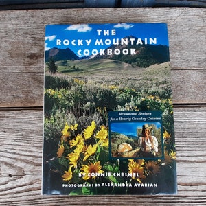 vintage The Rocky Mountain Cookbook 1989 first edition hardcover