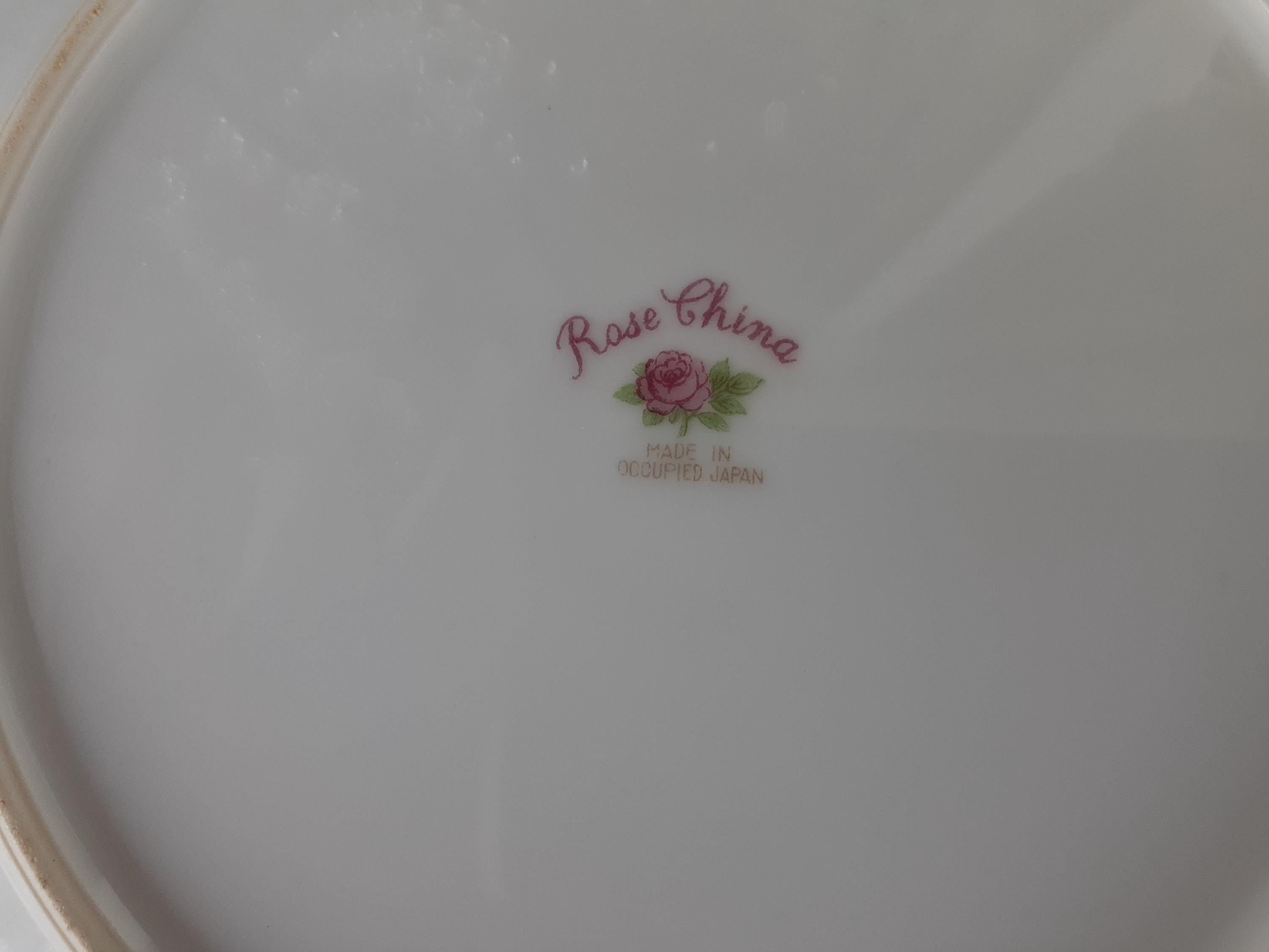 オールドノリタケ◆プレート×4枚◆ドレスデンフラワー バラ ローズチャイナ Vintage Noritake Rose China Set - Etsy