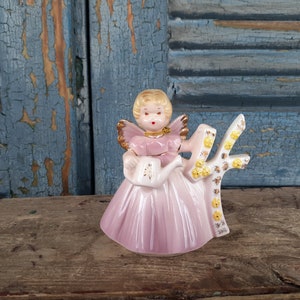 Vintage Josefs Originals 4th Birthday Angel Figurine