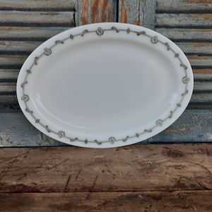 Vintage Pyrex Restaurant Platter Rodger Young Auditorium Custom Design