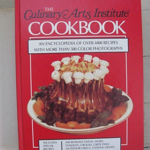 Vintage culinary arts institute cookbook encyclopedia of over 4400 recipes hardcover dust jacket