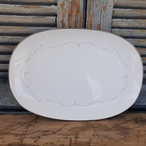 Vintage Noritake Whitebrook 13 1/4  inch platter fine china replacement china modern farmhouse