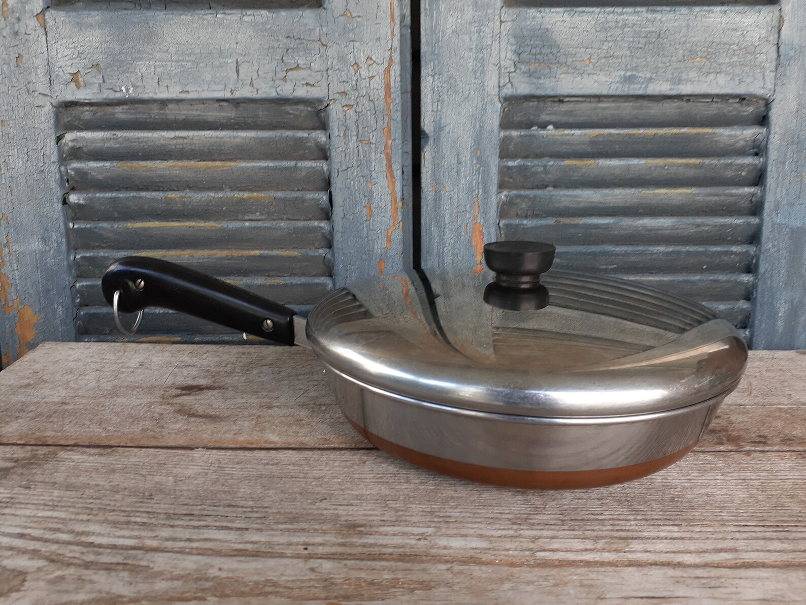 Vintage Revere Ware stainless steel 10 inch skillet with lid Etsy