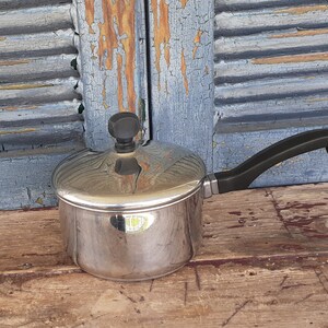 Farberware Aluminum Clad Stainless Steel 1 Quart Saucepan Pot With /Lid NYC  USA