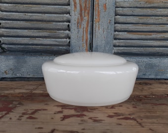 vintage white industrial ceiling light shade cases glass light shade