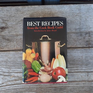 vintage Best Recipes from the Cook Book Guild hardcover 1972 first edition dust jacket