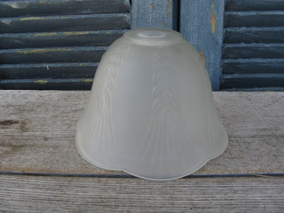 Vintage Satin Glass Lamp Shade Pendant Light Shade Desk Lamp Etsy