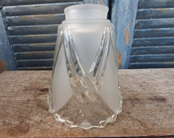 vintage white satin glass light shade small lamp shade ceiling fan shade