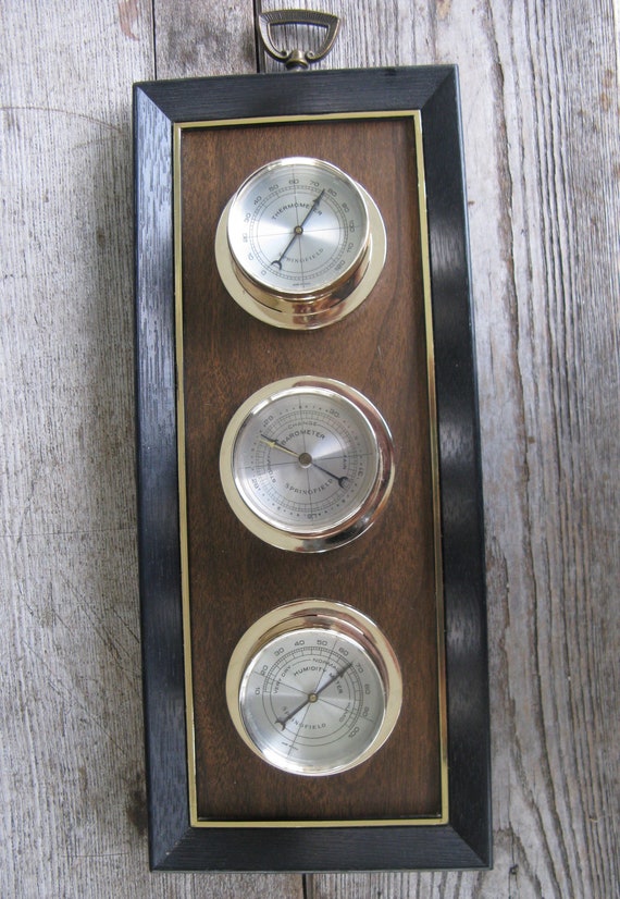 springfield thermometer barometer and humidity meter