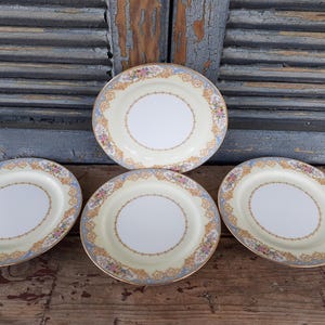 Noritake Triosin Salad / Dessert Plates Set of 4 Made in Japan Morimura  Fine China