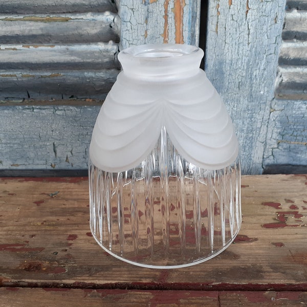 Toscany Lead Crystal Light Shade 2 1/8 inch fitter edge 5 1/4 inches Tall Small Lamp Shade Replacement Shade