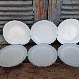 Vintage Noritake Vicki Salad / Dessert Plates Set of 6 Made in Japan Fine China