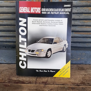 vintage Chiltons Auto Repair Manual General Motors 1985-1998