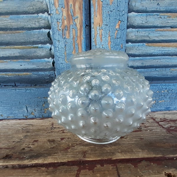 vintage clear glass porch light tiny house shade flush mount cottage cabin utility room