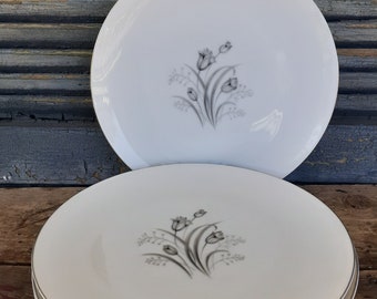 Vintage Creative Royal Elegance luncheon plates set of 4 Fine China Japan
