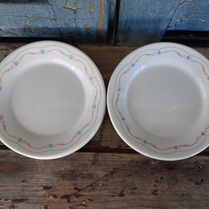 Vintage Comcor Corelle Bread Plates Set of 4 Band B Plates