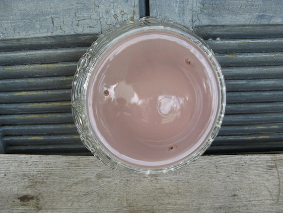 Vintage Pink Art Deco Glass Ceiling Shade Replacement