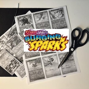Marcadores de posición Surging Sparks para la colección Master. ¡Incluye una imagen de las 417 cartas! ¡Incluye hologramas inversos!