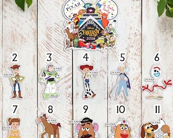 Personalized Pixar Day at Sea   Cruise Magnet,   Fantasy, Toy Story Inside Out Up Monsters Inc Family Cruise Ship Stateroom Door