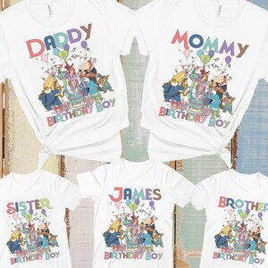 Personalized Zootopia Birthday Shirt Custom Name Age Tee, Judy Hopps Nick Wilde Zootopia 2 Family Trip Shirt, Disneyland Vacation Tee Gift imagem 4