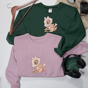 Cubone Embroidered Sweatshirt, Cubone PKM EMB Matching Birthday Shirts, Cubone Japan Anime T-shirt
