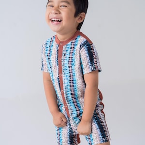 Handmade Boy Swim Bodysuit | Organic & Stretchy Fabric