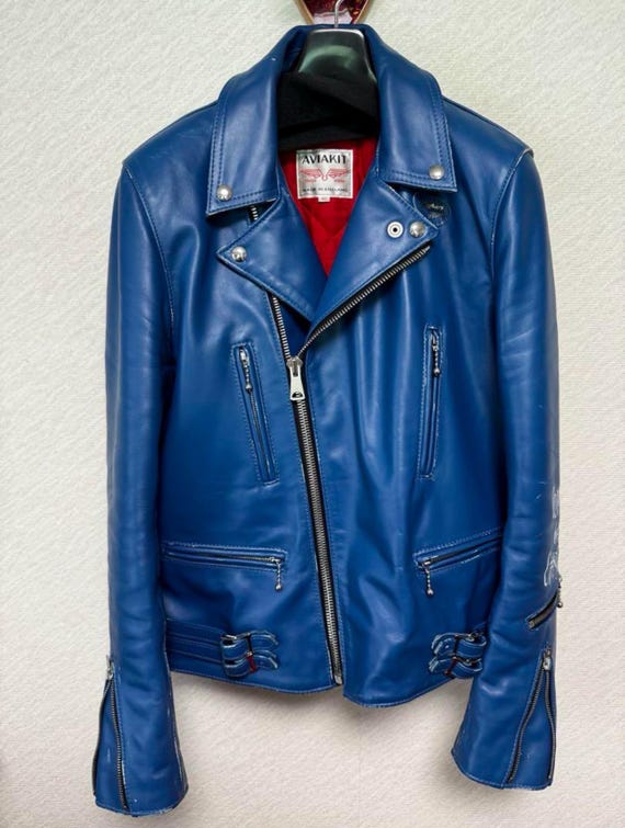 Preloved Blue Vintage Lewis Leathers CDG 