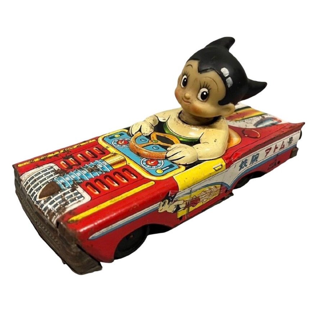 記念グッズ tetu1026 Vintage Astro Boy Tin Car by Tada Seisakusho | 1960s Japan