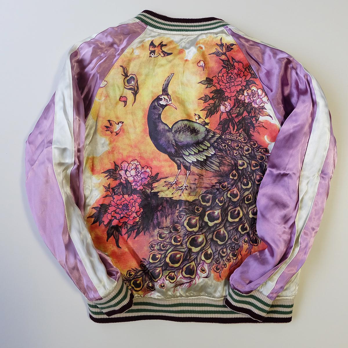 ETERNAL Vintage Japanese Japan Peacock Kujaku Bird Whale Kujira