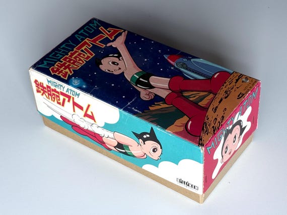 ビリケン商会 鉄腕アトム ゼンマイブリキのおもちゃ – レトロ手塚