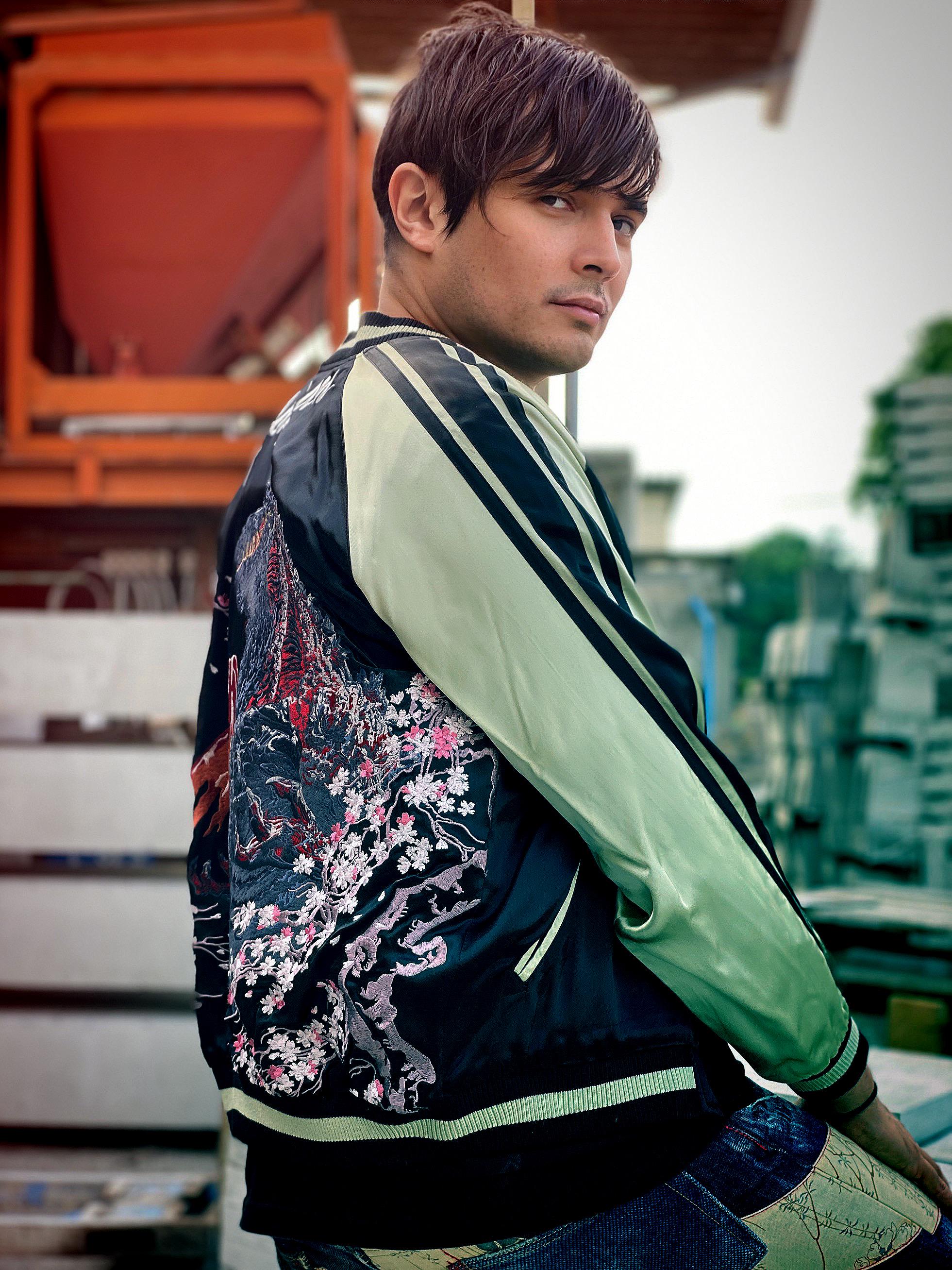 BEAUTIFUL Shin Godzilla Sukajan Souvenir Jacket | Hokusai Mt Fuji