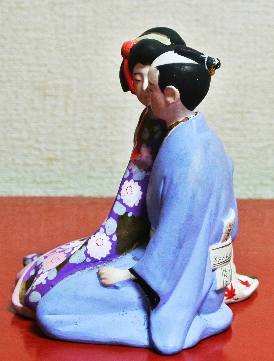 Japanese Shunga Erotic Art Sexy Naughty Hakata Ningyo Doll