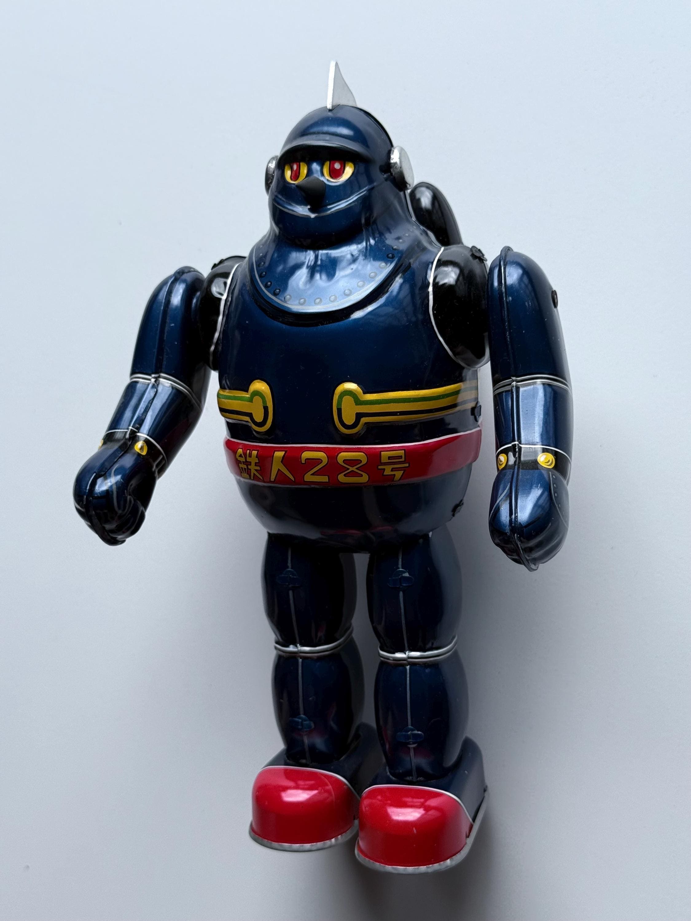 Rare Vintage Billiken Tetsujin 28 Mechanical Osaka Tin Toy