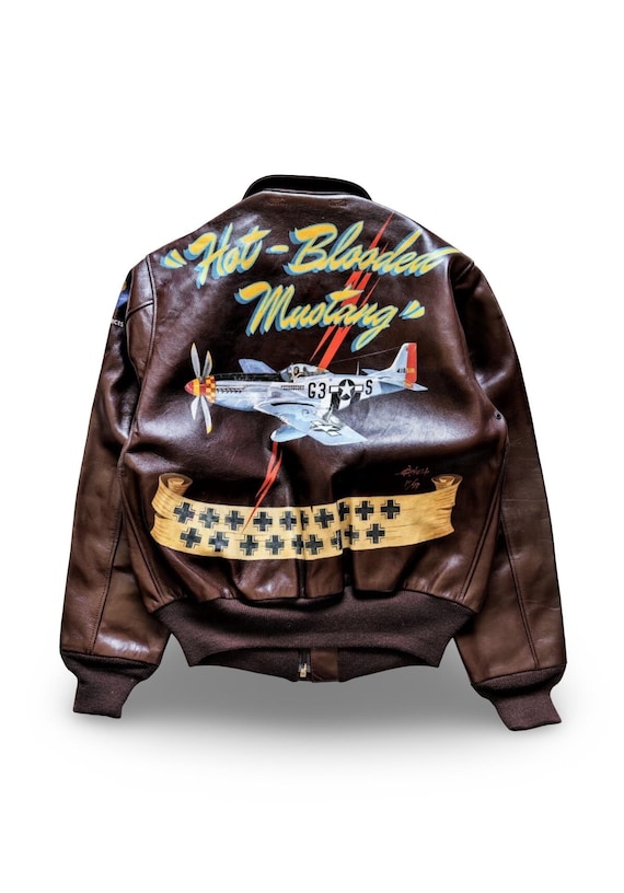 The Real Mccoy's A-2 Hot-blooded Mustang WWII Jacket | Hand