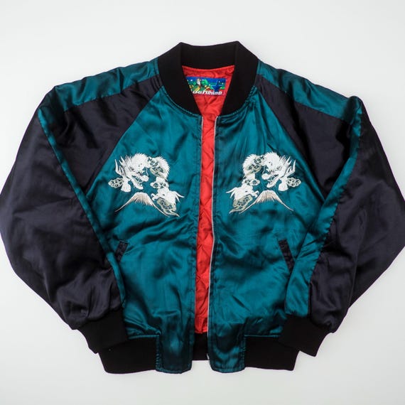 Vintage AKB48 Hoshihime Yokosuka Jumper Sukajan Dragon Embroidered