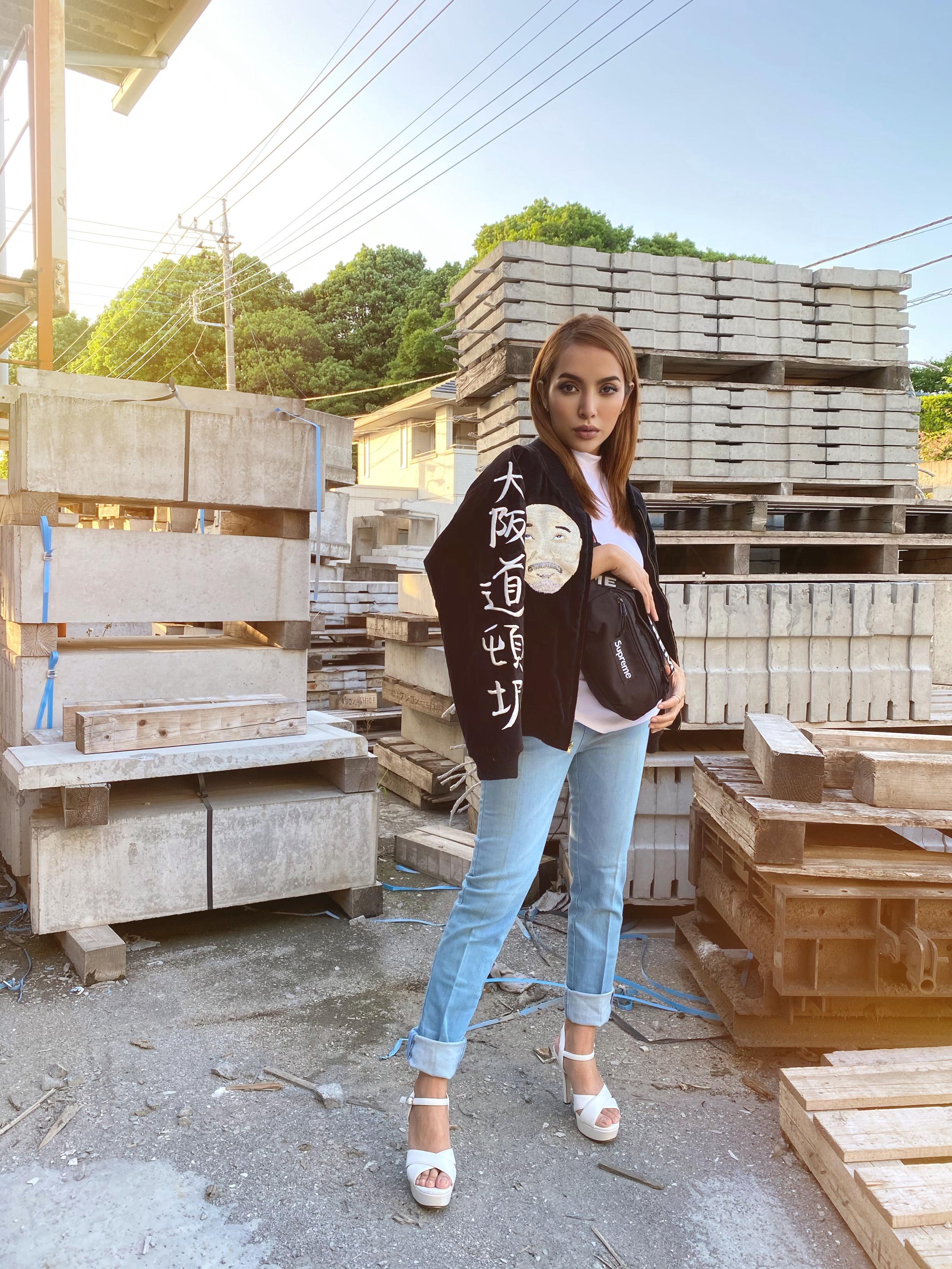 Reversible EVISU Yamane Sukajan Jacket | Osaka Biwako Motifs Hand