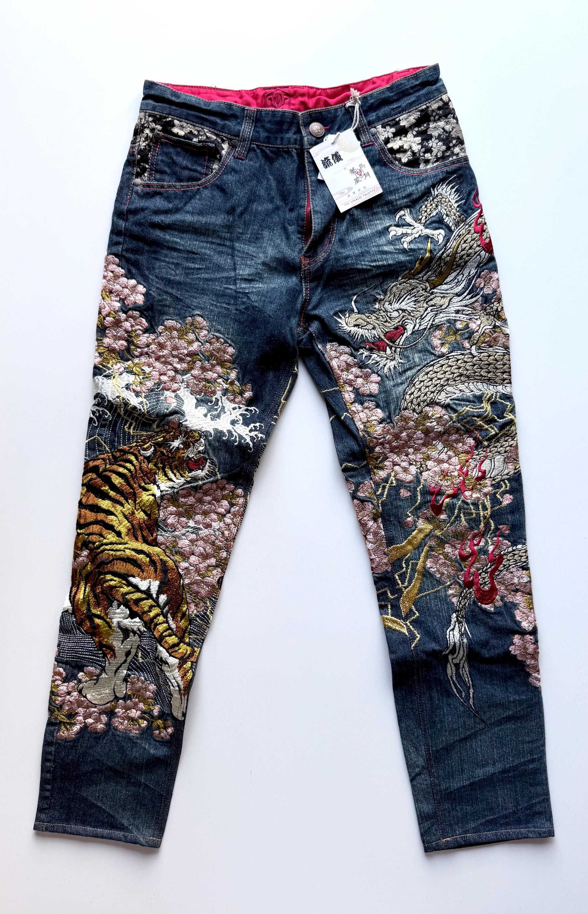 KARAKURI　カラクリ　からくり　5L　デニム 赤 2025年最新】からくり デニムの人気アイテム - メルカリ