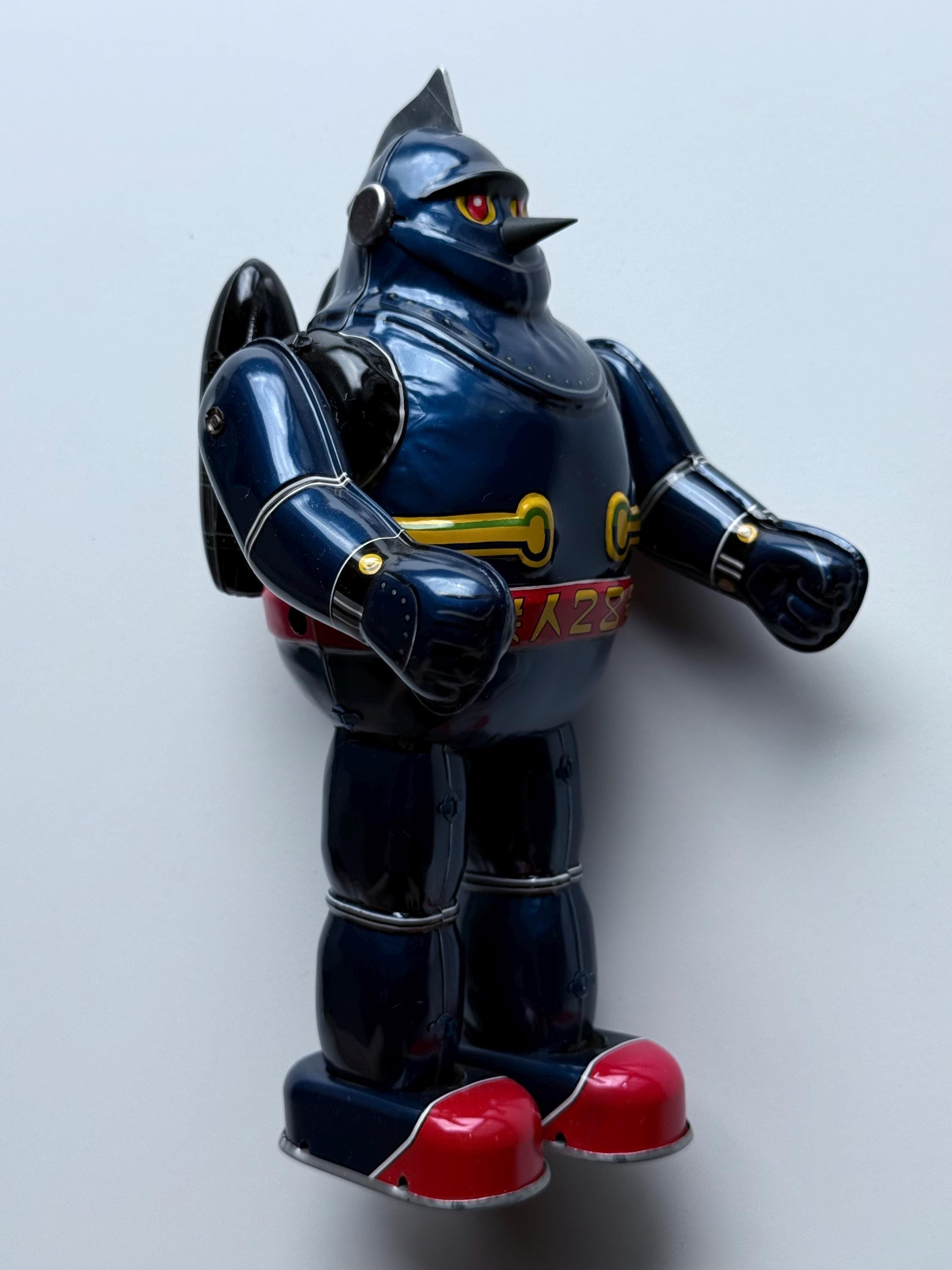 Rare Vintage Billiken Tetsujin 28 Mechanical Osaka Tin Toy