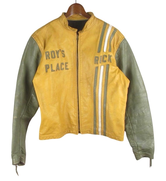 【L’Appartement 】Lisiere Leather Riders Vintage 1960s Langlitz Leathers Riders Biker Jacket | Yellow X