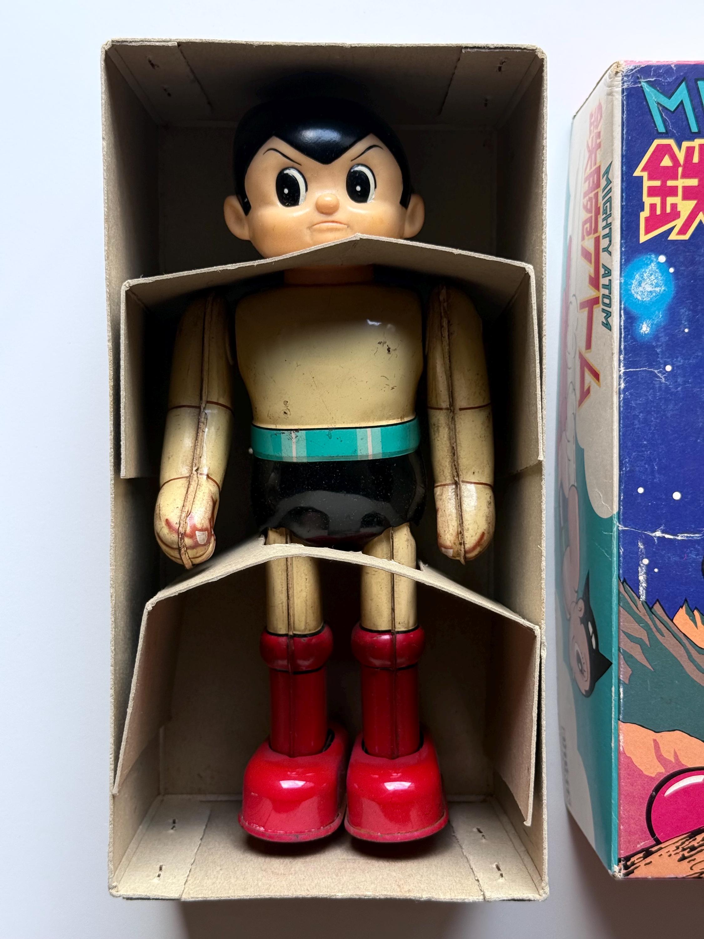 ビリケン商会 鉄腕アトム ゼンマイブリキのおもちゃ – レトロ手塚