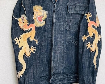 Amekaji EVISU Yamane Vintage Japanese Japan Fashion Tiger Dragon