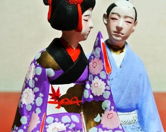 Japanese Shunga Erotic Art Sexy Naughty Hakata Ningyo Doll