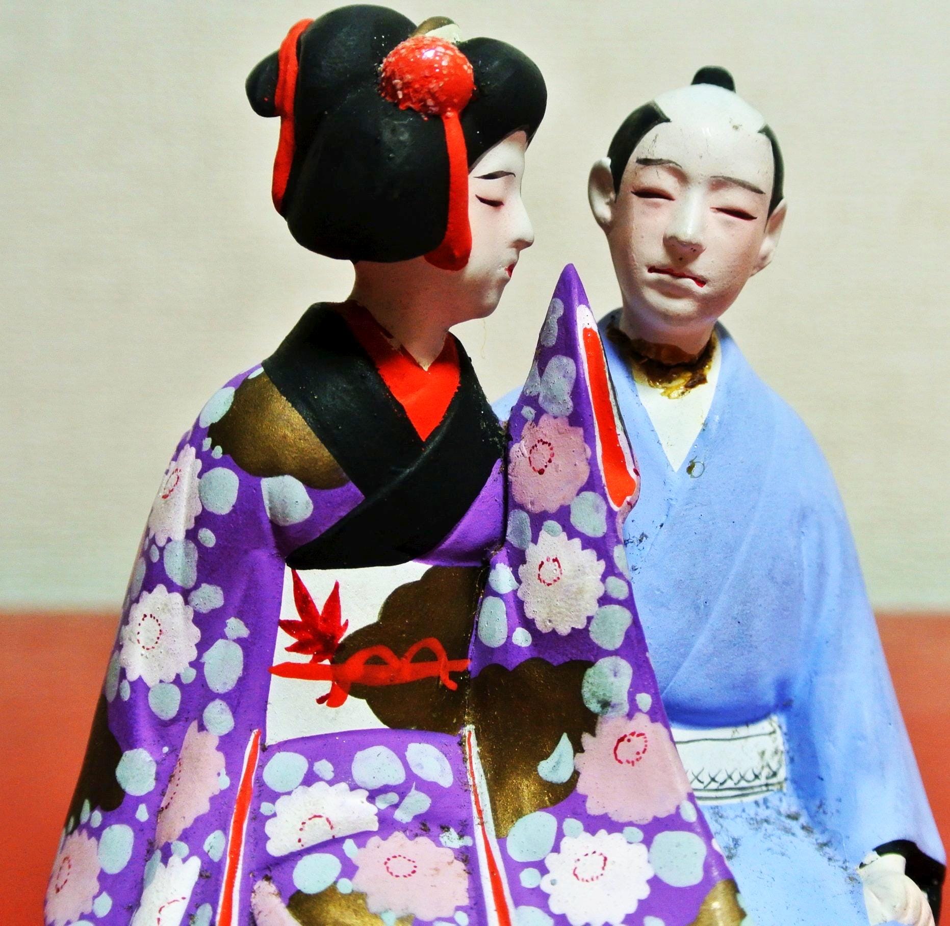 Japanese Shunga Erotic Art Sexy Naughty Hakata Ningyo Doll