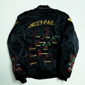 70s コリジャン WEST-PAC スーベニアジャケット ネイビー Westpac Jacket - Etsy
