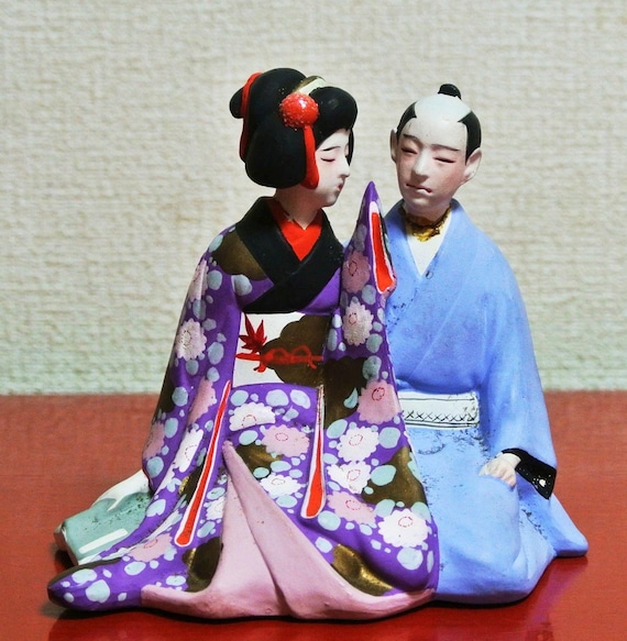 Japanese Shunga Erotic Art Sexy Naughty Hakata Ningyo Doll