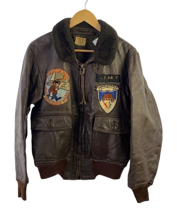 70s BRILL BROS.製 U.S NAVY G-1 フライトジャケット 70s / G-1 / Patches / BRILL Bros Vintage G-1 US Navy