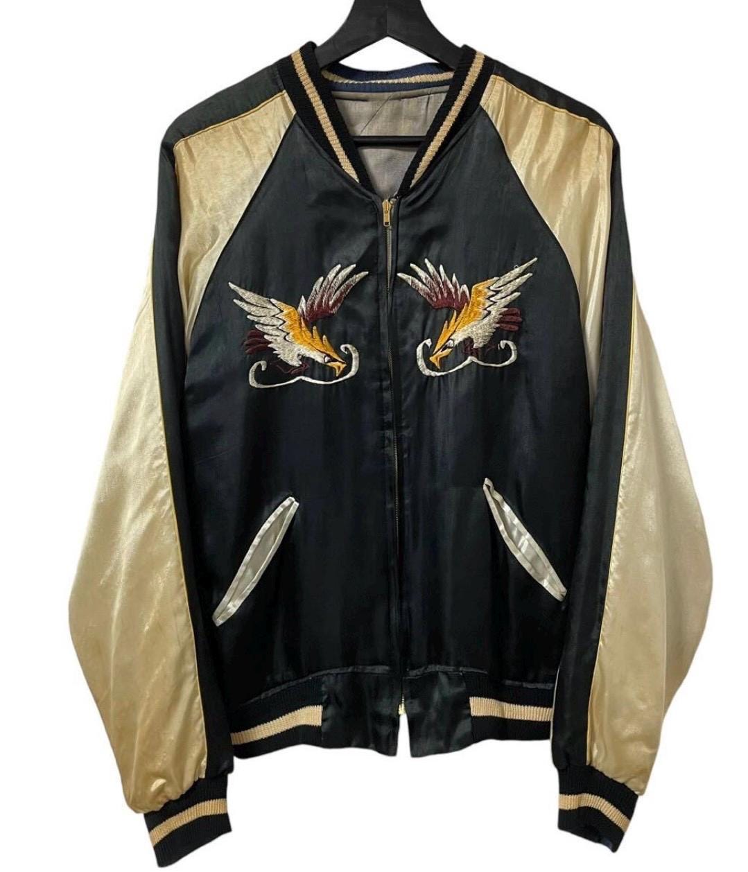 Ultra-rare 50s–60s Vintage Yokosuka Jumper Bomber Souvenir Sukajan