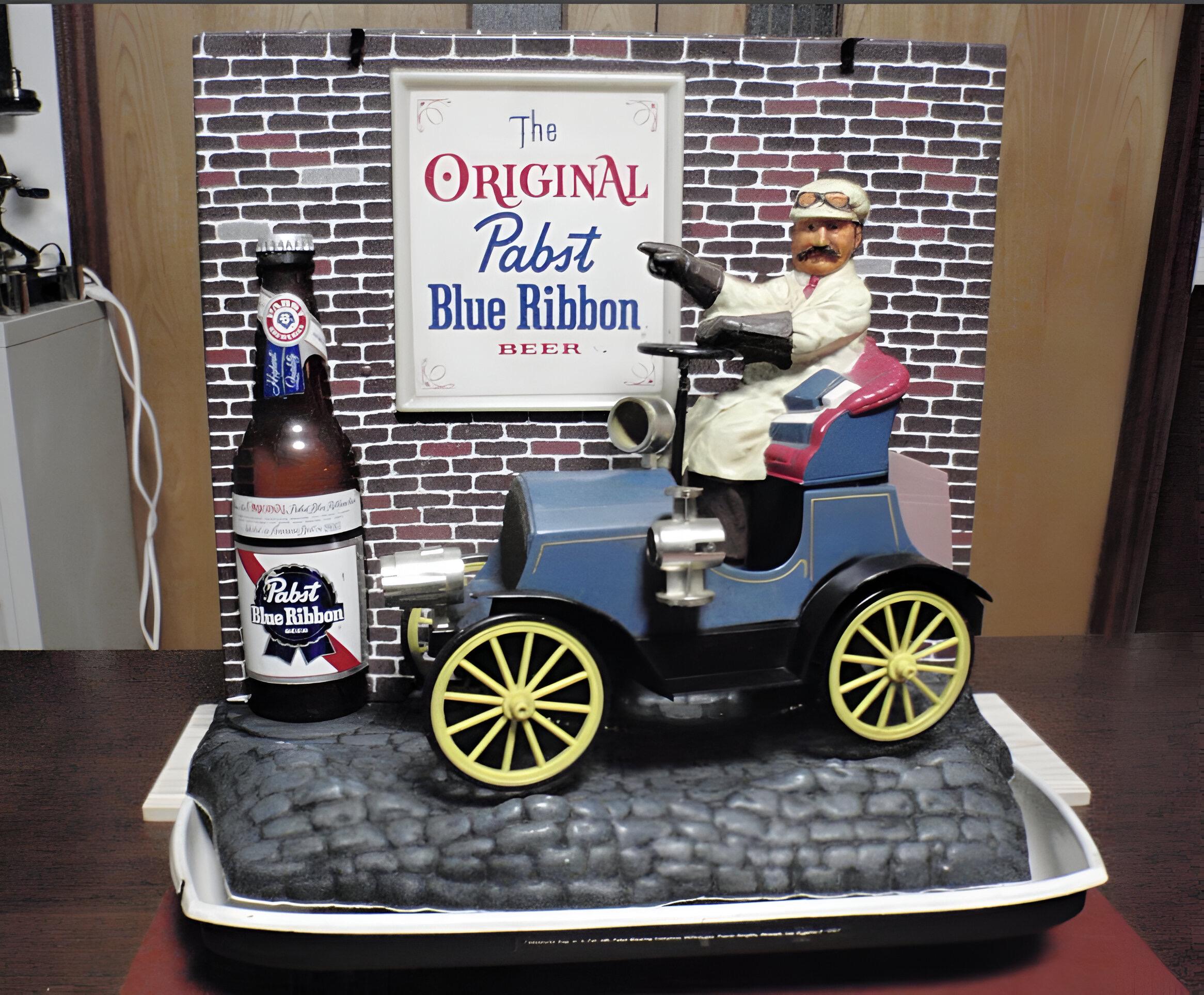 Pabst Blue Ribbon アンティークランプ VTG 1960s 1964 Pabst Blue Ribbon Beer PBR Hanging Lamp Light