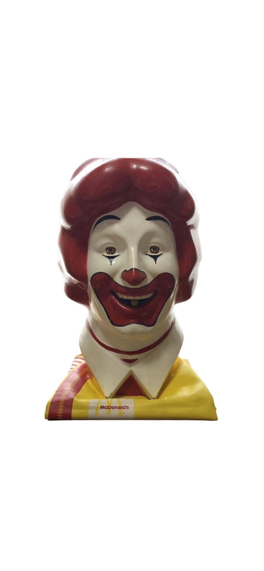 ULTRA RARE 1977 Vintage Americana McDonald’s McDo Ronald Balloon Head Display | Store Advertising Prop | Not For Sale Collectible Item