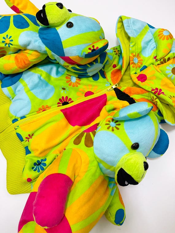 Rare Deadstock Jeremy Scott X Adidas Originals Yellow Teddy Bear